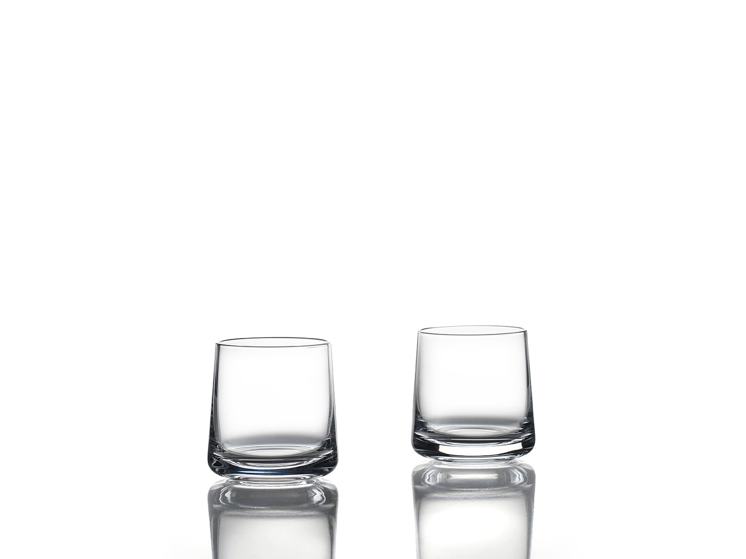 Set de 2 gobelets bas ROCKS en cristal Transparent Zone Denmark - Mathon - 1