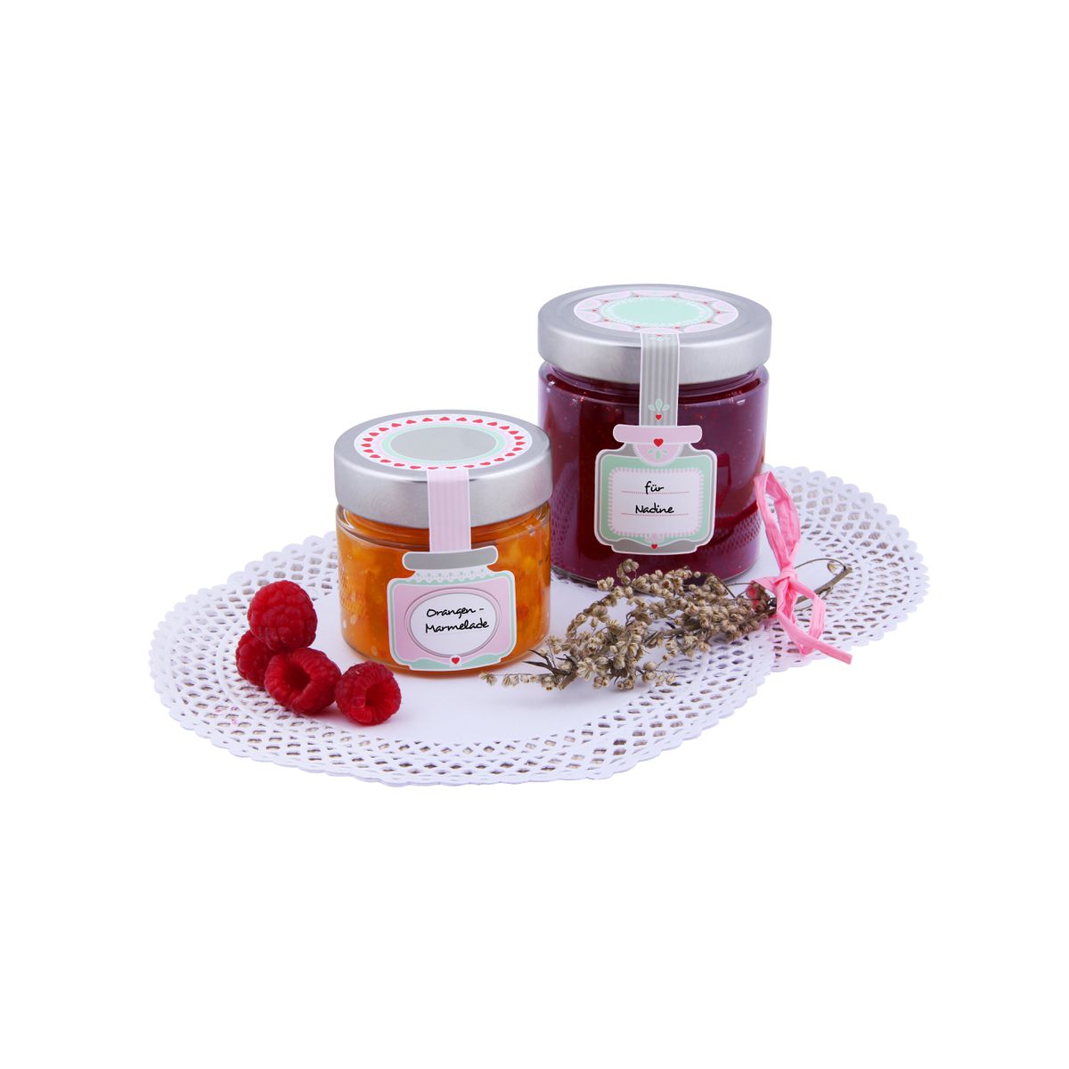 Lot de 16 étiquettes pot de confiture Dr Oetker Confiture Dr. Oetker - Mathon - 6