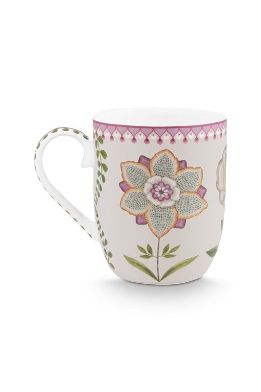 Lot de 6 Petits mugs Lily & Lotus Blanc Cassé - 145ml Pip Studio - Mathon - 2