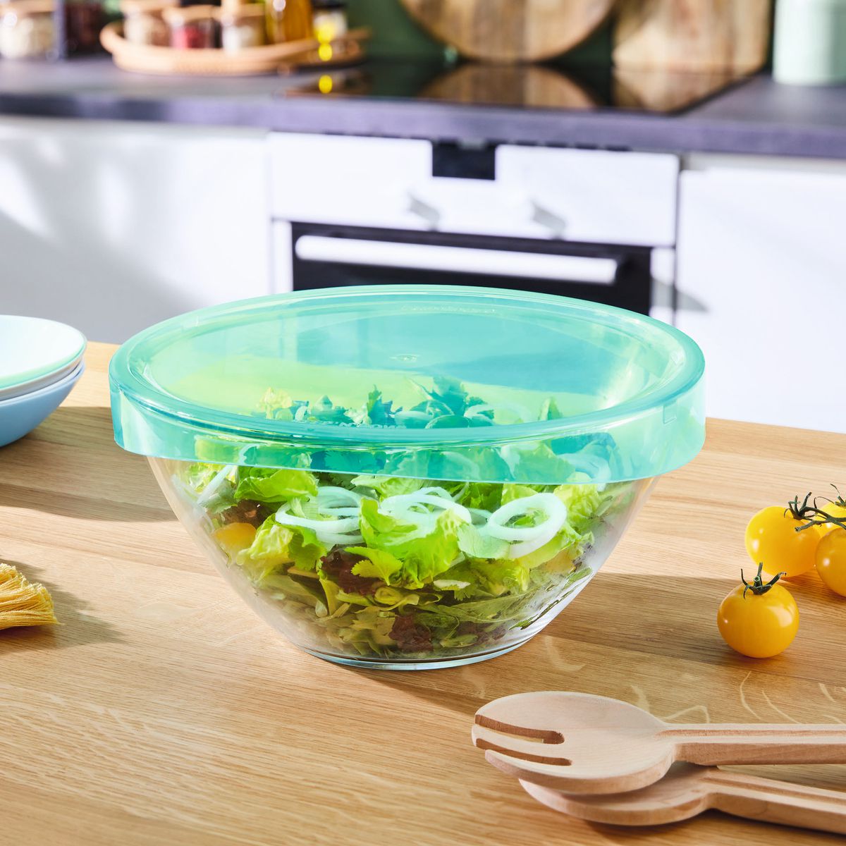 Saladier avec couvercle 28 cm Keep