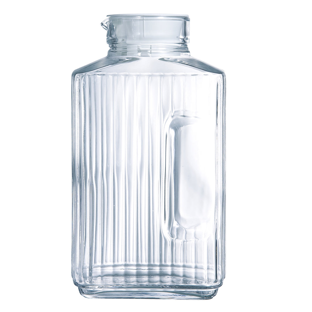 Pichet Quadro avec bouchon  2 l blanc Luminarc - Mathon - 1
