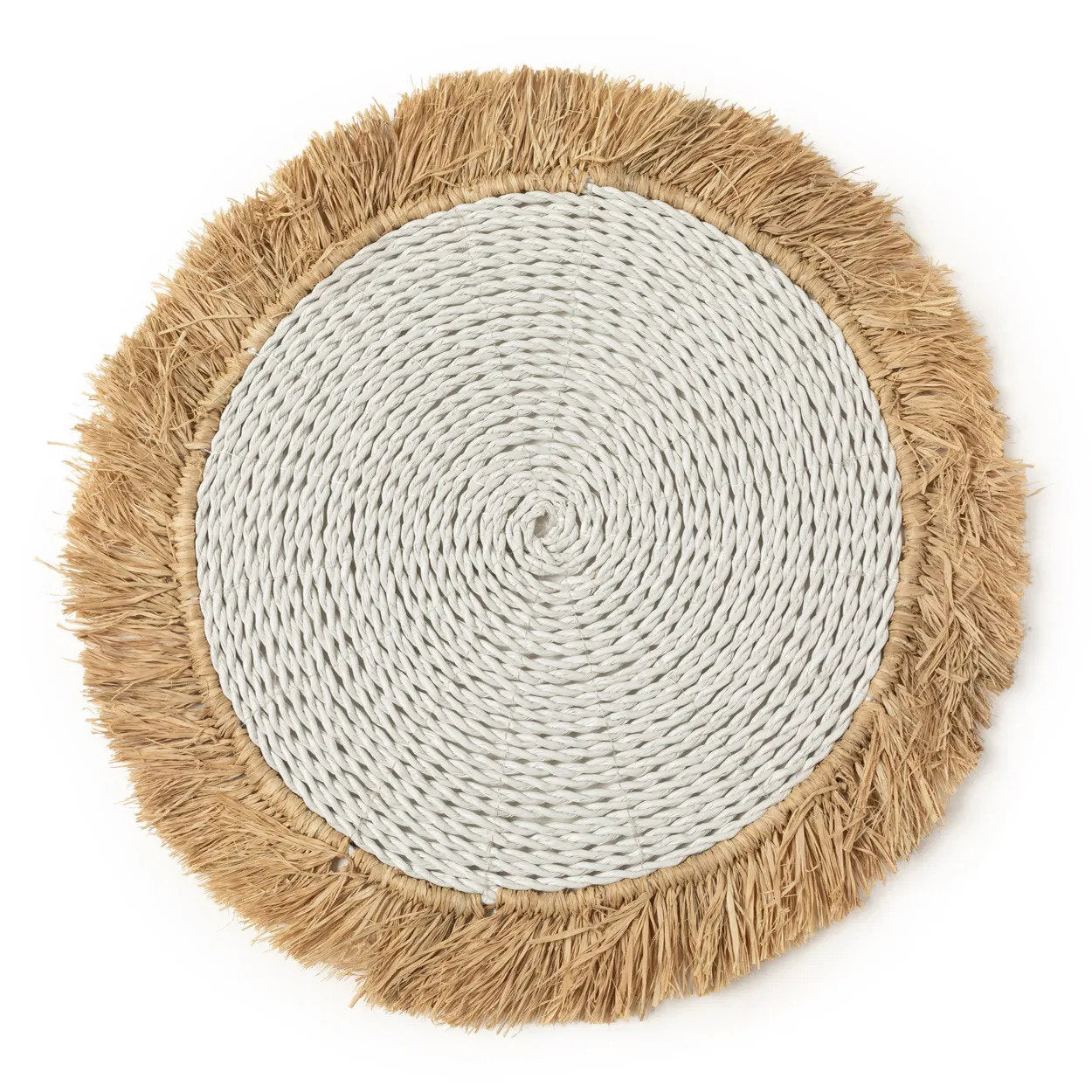Le Set de Table Seagrass Raffia - Blanc Naturel Bazar Bizar - Mathon - 1