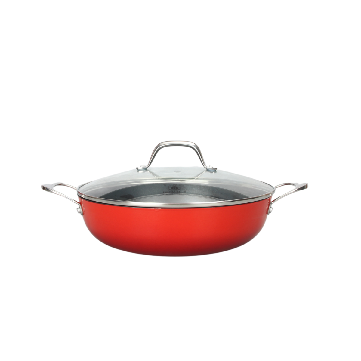 Sautoir rouge 28cm - "Red AirIron" Laguiole Cuisson - Mathon - 1