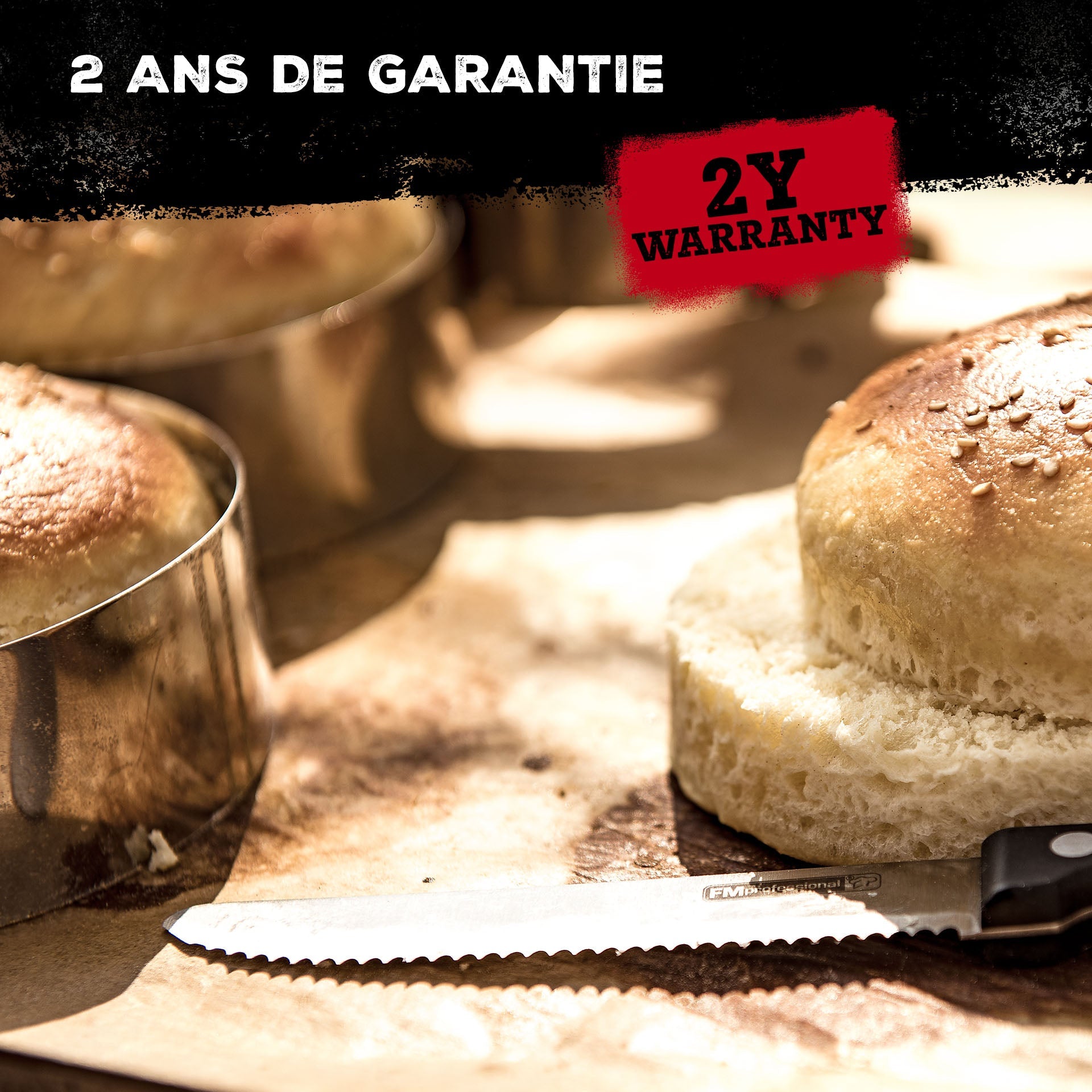 Lot de 2 emporte-pièces réglables 9 à 11,7 cm  Barbecue FM Professional - Mathon - 7