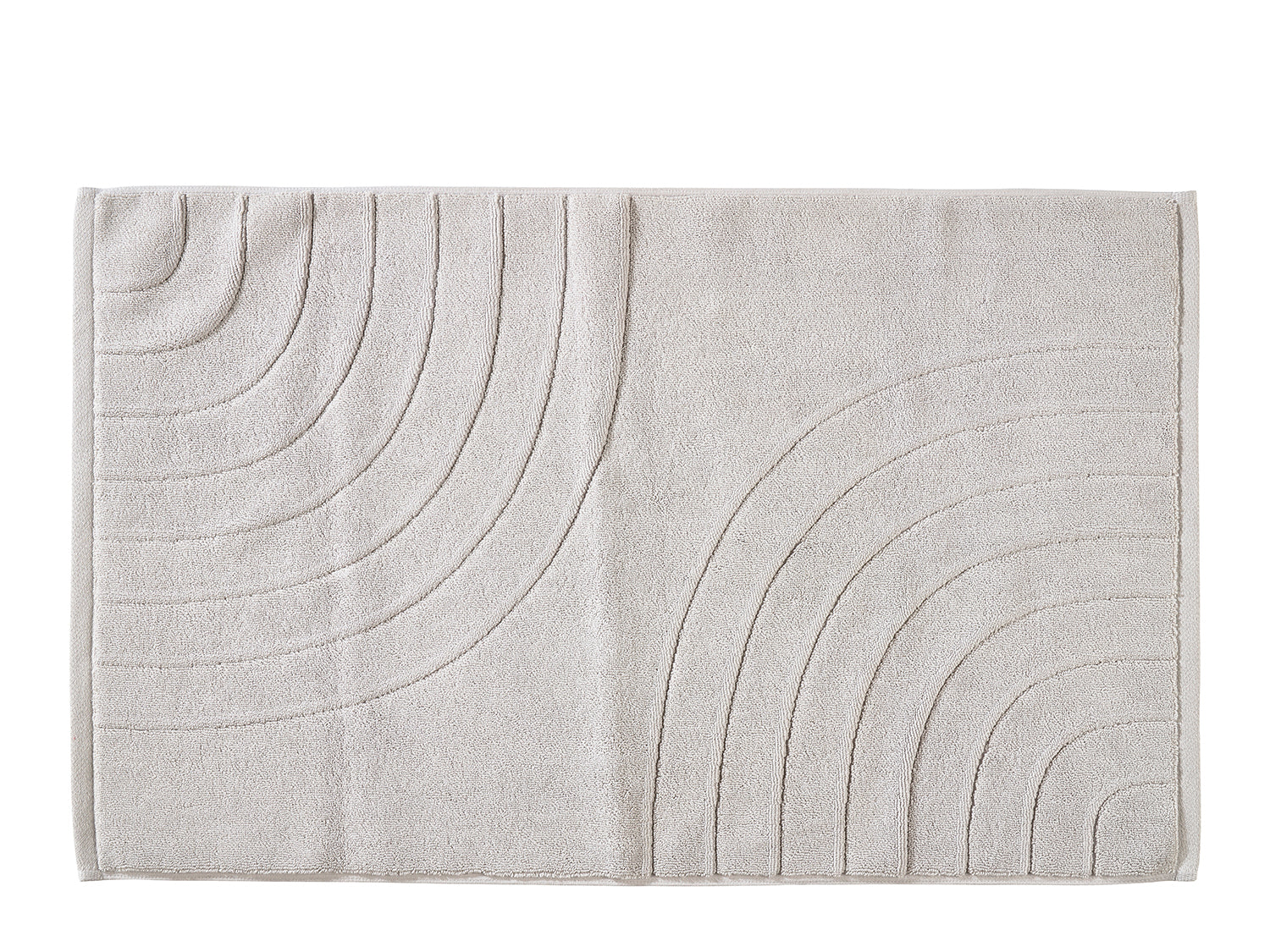 Tapis de bain TILES en coton Gris clair Zone Denmark - Mathon