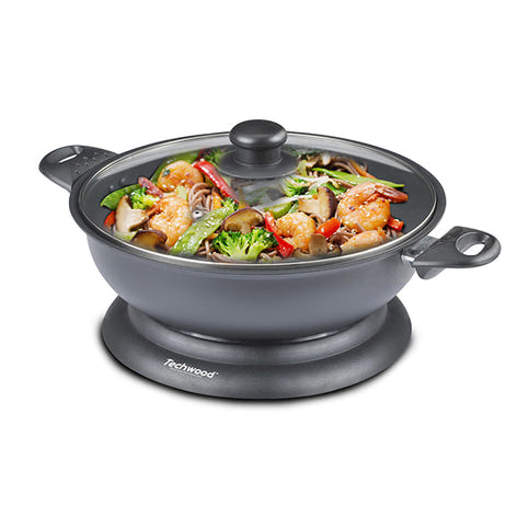 Wok Electrique 3,6 L 1500 W Techwood - Mathon - 1