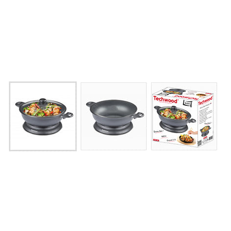 Wok Electrique 3,6 L 1500 W Techwood - Mathon - 2