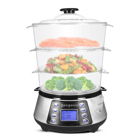 Cuiseur vapeur 11,5 L 800 W  Techwood - Mathon - 1