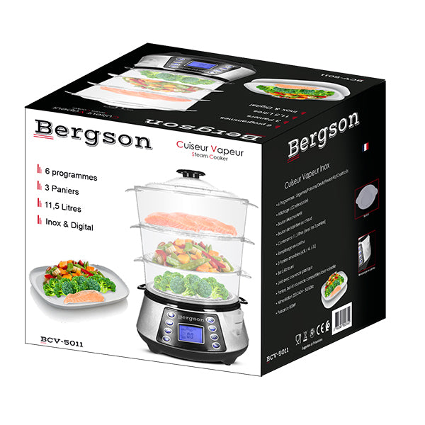 Cuiseur vapeur 11,5 L 800 W  Techwood - Mathon - 2
