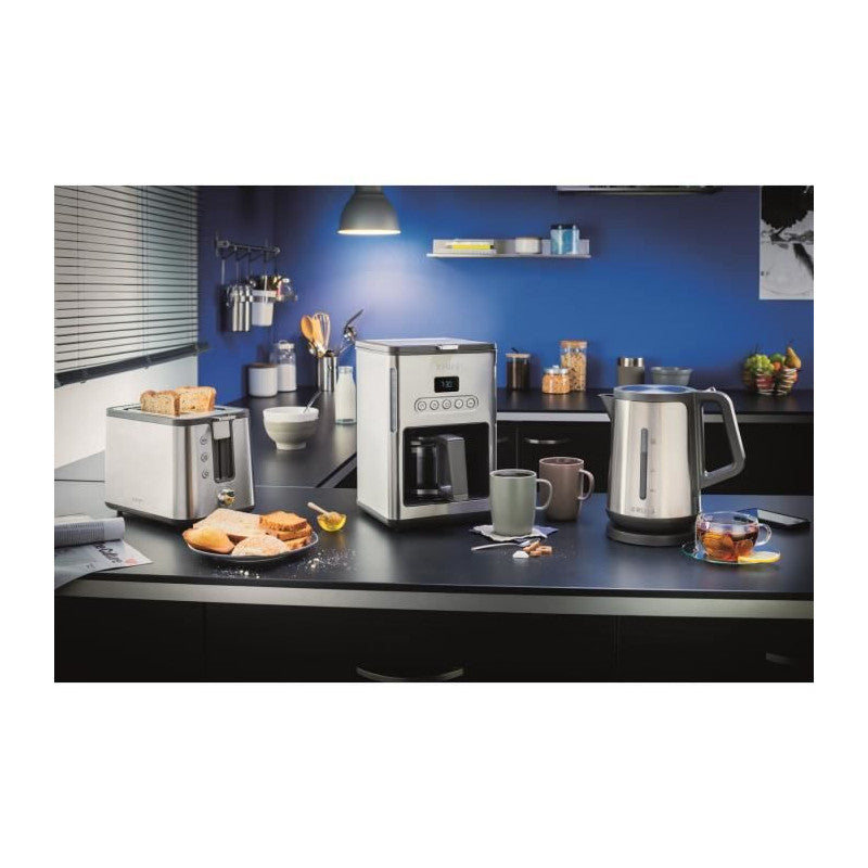 Kh442d10 Control Line Grille-pain Inox, Toaster 2 Fentes Larges, Remontee Extra Haute, Fonctions Rechauffage Et Decongelat Krups - Mathon - 5