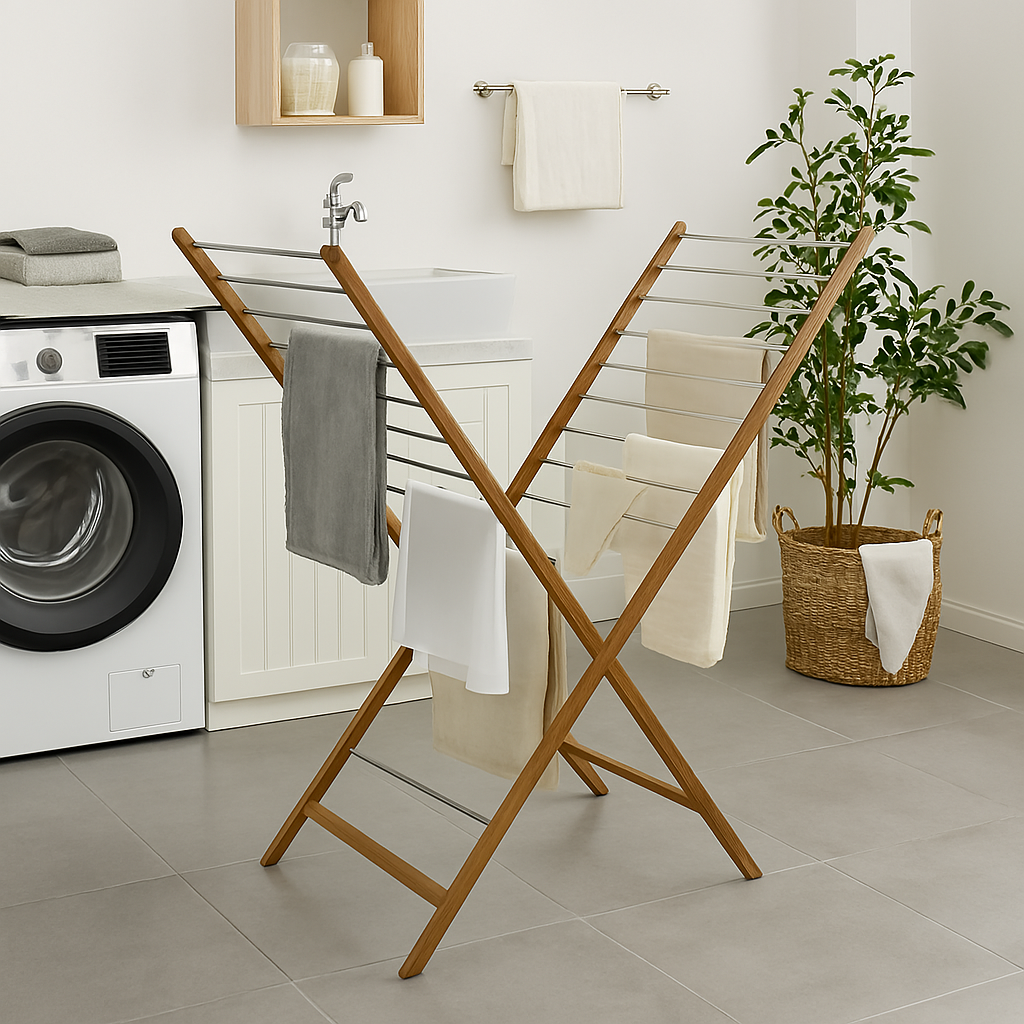 Etendoir à linge pliable xenia 10m Kitchen Move - Mathon - 2