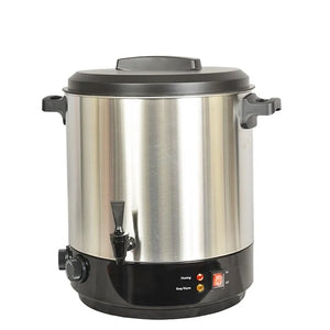 STERI PRO INOX XL – Stérilisateur Électrique Bocaux 31L Cuve Inox | 2100W | Robinet + Minuteur | Polyvalent Pour Confitures, Légumes & Plats