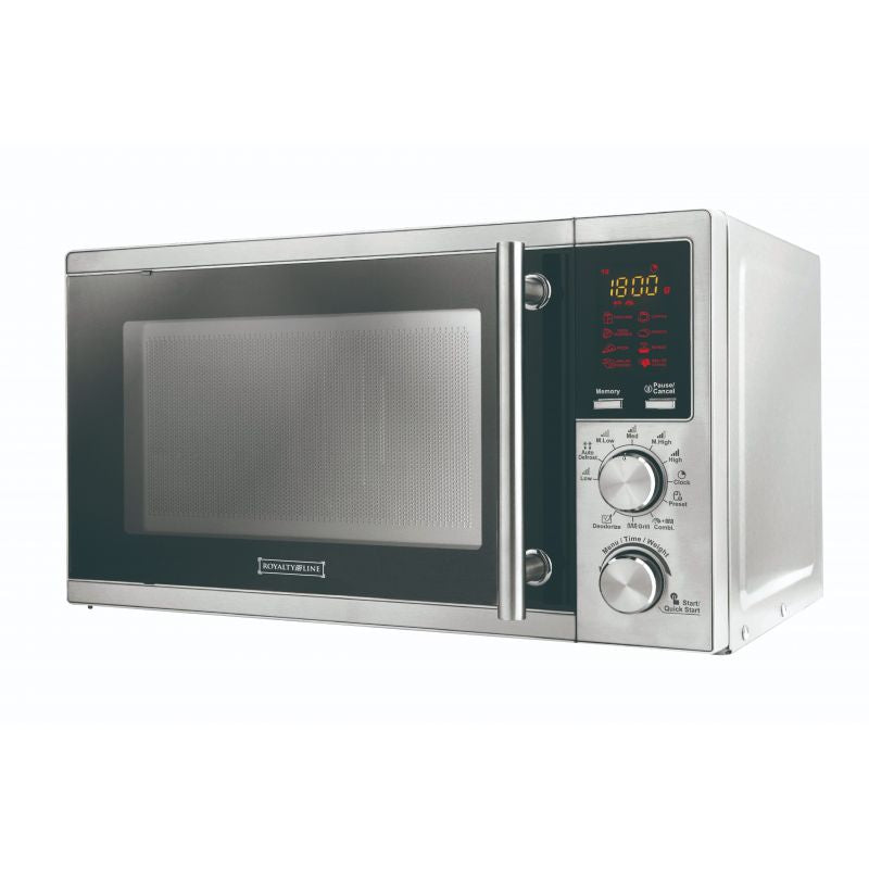 Micro-ondes 20L avec gril 700W Argenté Royalty Line RLMWO3805 Royalty Line - Mathon - 1