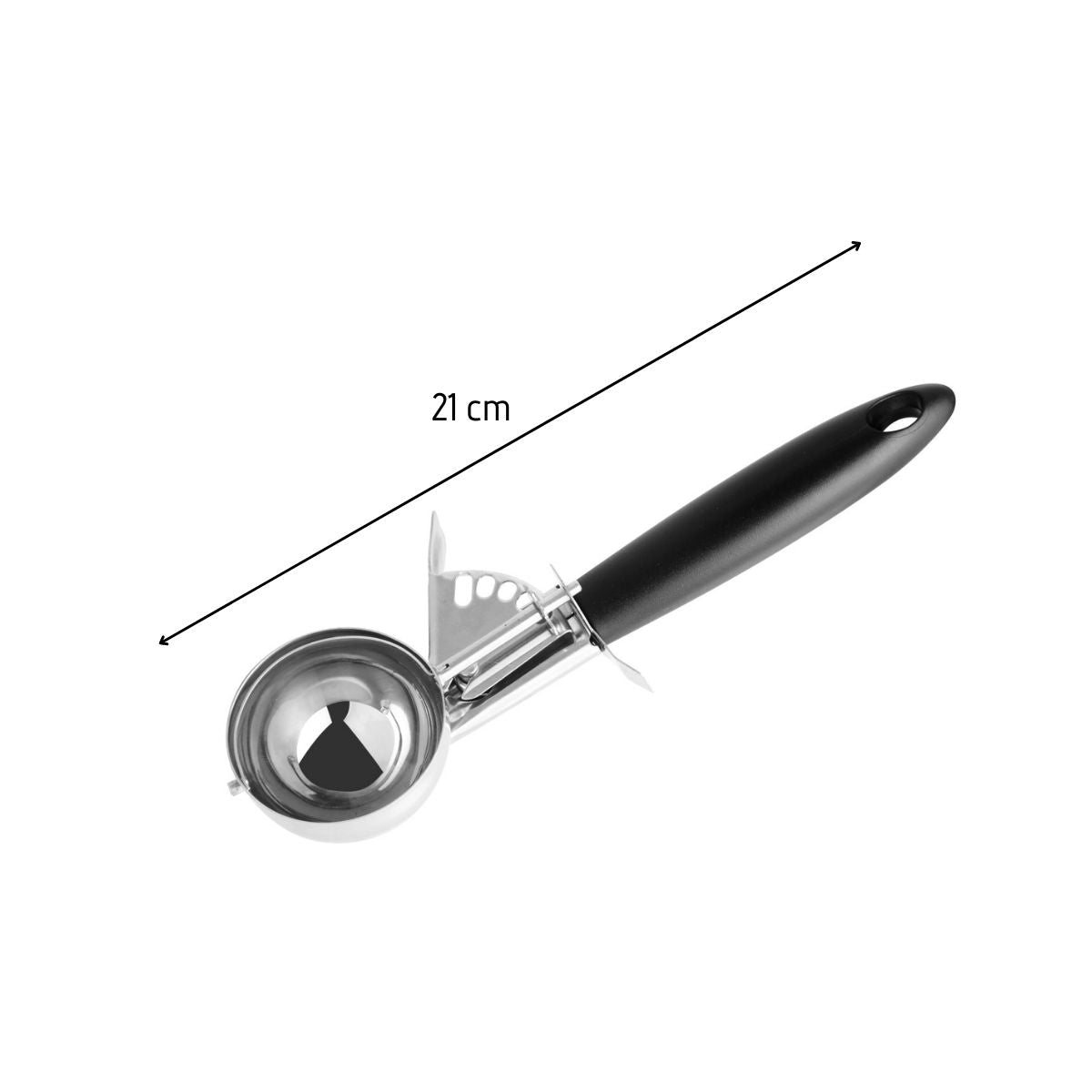 Ensemble de 2 Cuillères à glace avec fonction éjection 21 cm  Basic Fackelmann - Mathon - 2