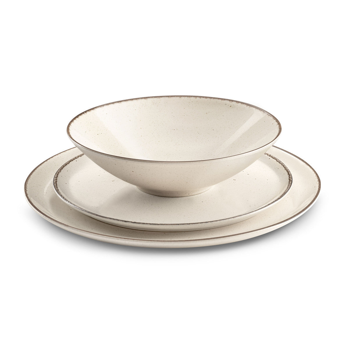 Yumi Beige - Service de vaisselle 18 pièces Médard de Noblat - Mathon - 1