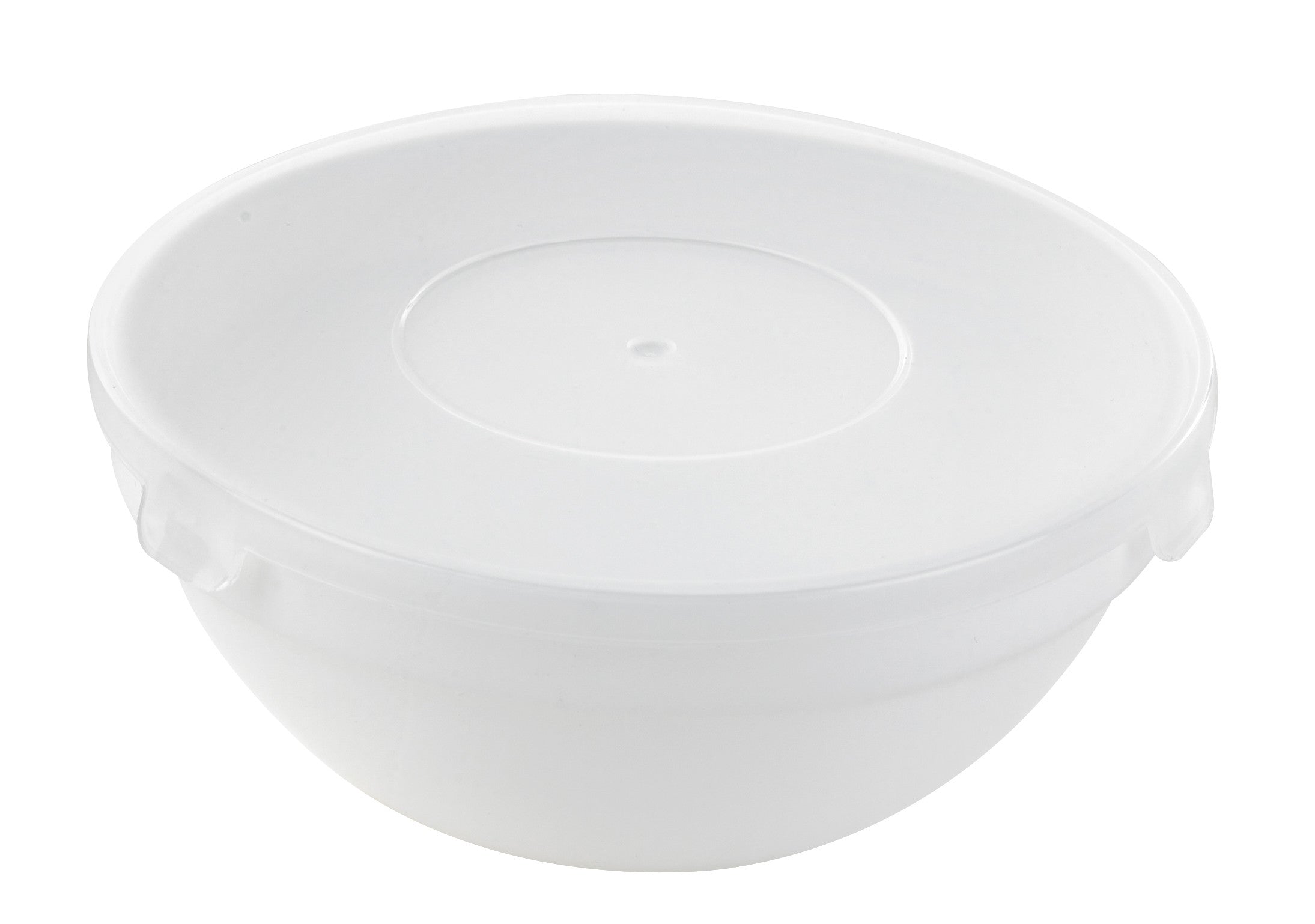 36Pcs - Combo Bol CookShow verre opale + Couv en plastique PP  H50mm 250ml FirstPack - Mathon