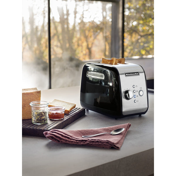 Grille-pain 2 tranches noir 5KMT221EOB Kitchenaid - Mathon - 4