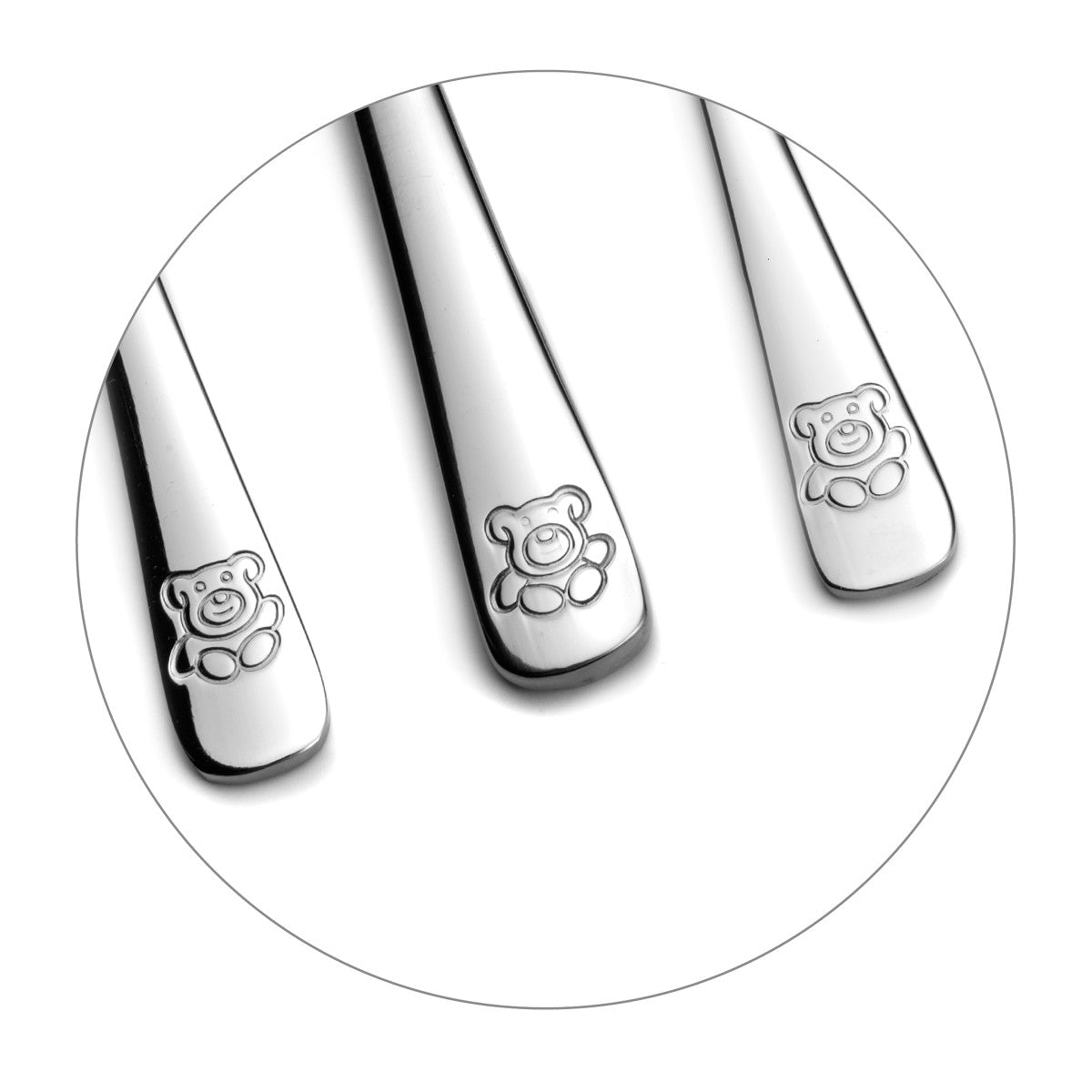 Ourson 2 - Service 4 couverts enfants Amefa - Mathon - 3