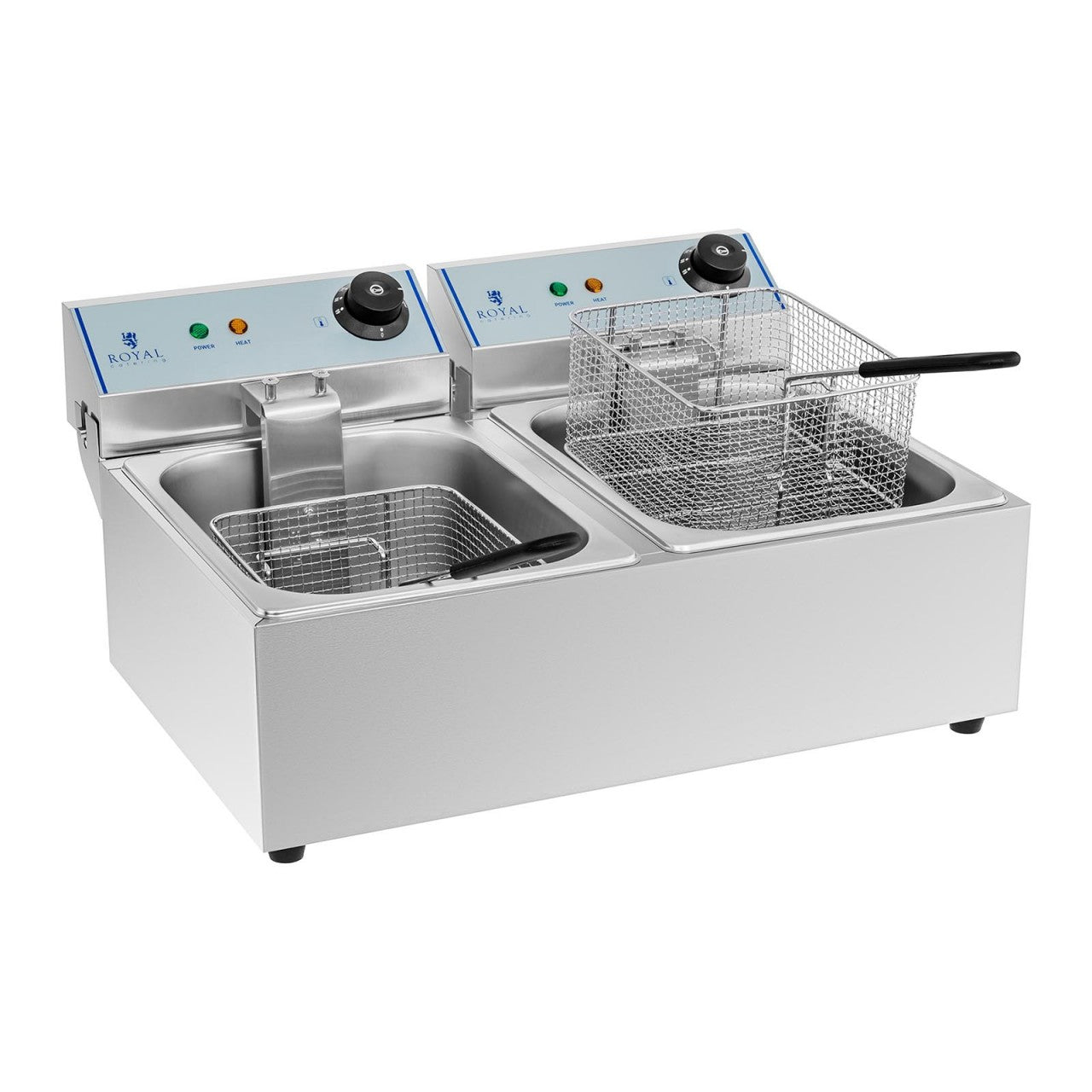 Friteuse électrique professionnelle restaurant 16 litres 6 000 watts robinet de vidange zone froide 14_0001783 - Mathon - 4