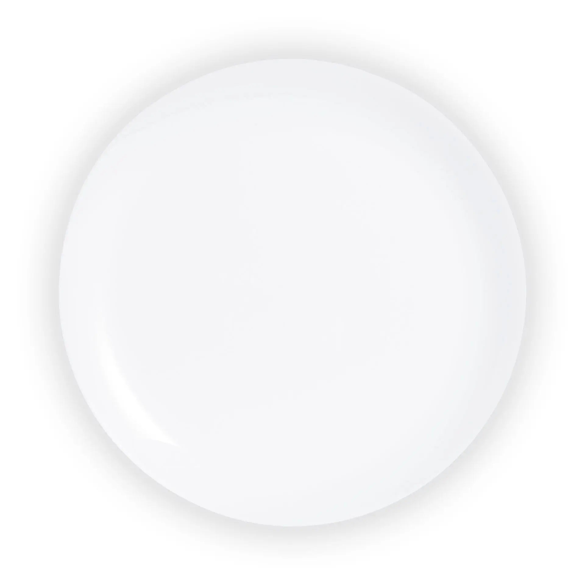 Assiette plate  Diwali Blanc - Luminarc - verre opale extra résistant Luminarc - Mathon - 1