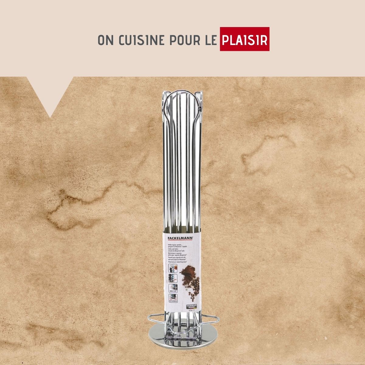 Porte capsule Nespresso rotatif  Petit Déjeuner Fackelmann - Mathon - 6