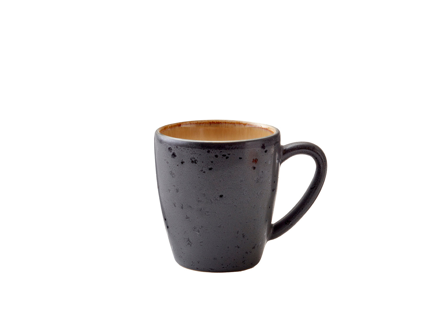 Mug GASTRO en grès Noir/Ambre Bitz - Mathon - 1