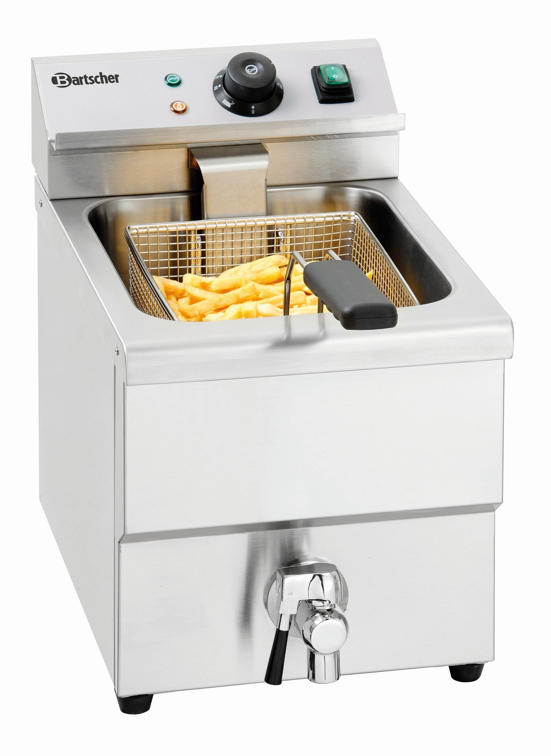 Friteuse Professionnelle à Poser en Inox - 8 Litres - Bartscher - Mathon - 1