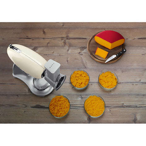 Tranchoir et râpe à cylindres SMSG01 pour robot sur socle Smeg - Mathon - 2