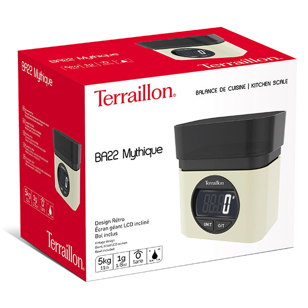 Balance électronique BA22 mythique crème 5 kg Terraillon - Mathon - 6