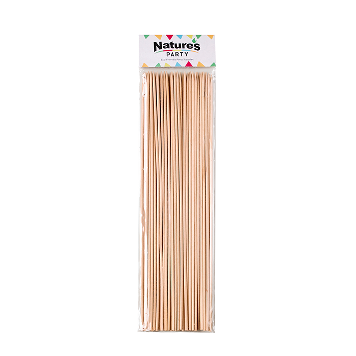Brochette bambou ronde 25 cm - 50 unités FirstPack - Mathon