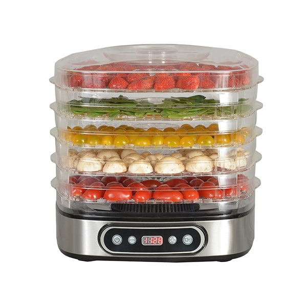 Déshydrateur 5 grands plateaux 350 W SECCO 5.IX Kitchen Chef Professional - Mathon