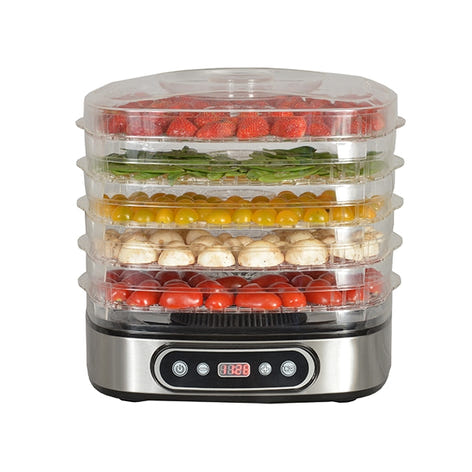 Déshydrateur 5 grands plateaux 350 W SECCO 5.IX Kitchen Chef Professional - Mathon