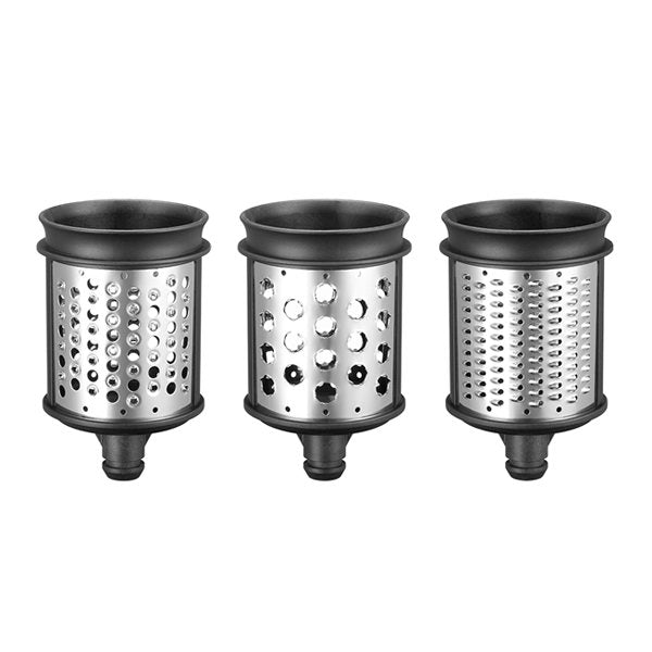 3 râpes cylindre 5KSMEMVSC pour robot Artisan Kitchenaid - Mathon - 1