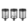 3 râpes cylindre 5KSMEMVSC pour robot Artisan Kitchenaid - Mathon - 1