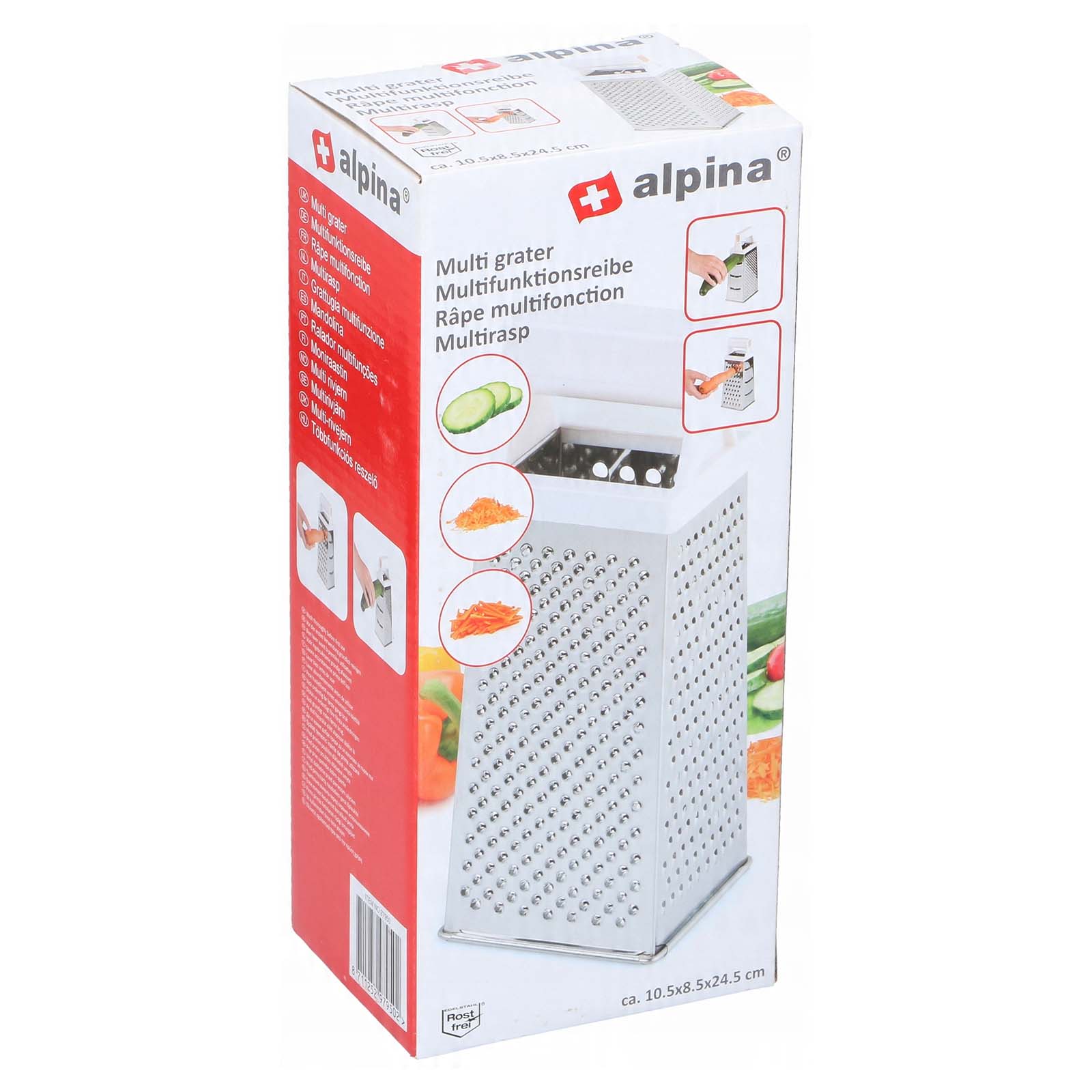 Râpe Légumes en Acier Inox Alpina - Mathon - 4