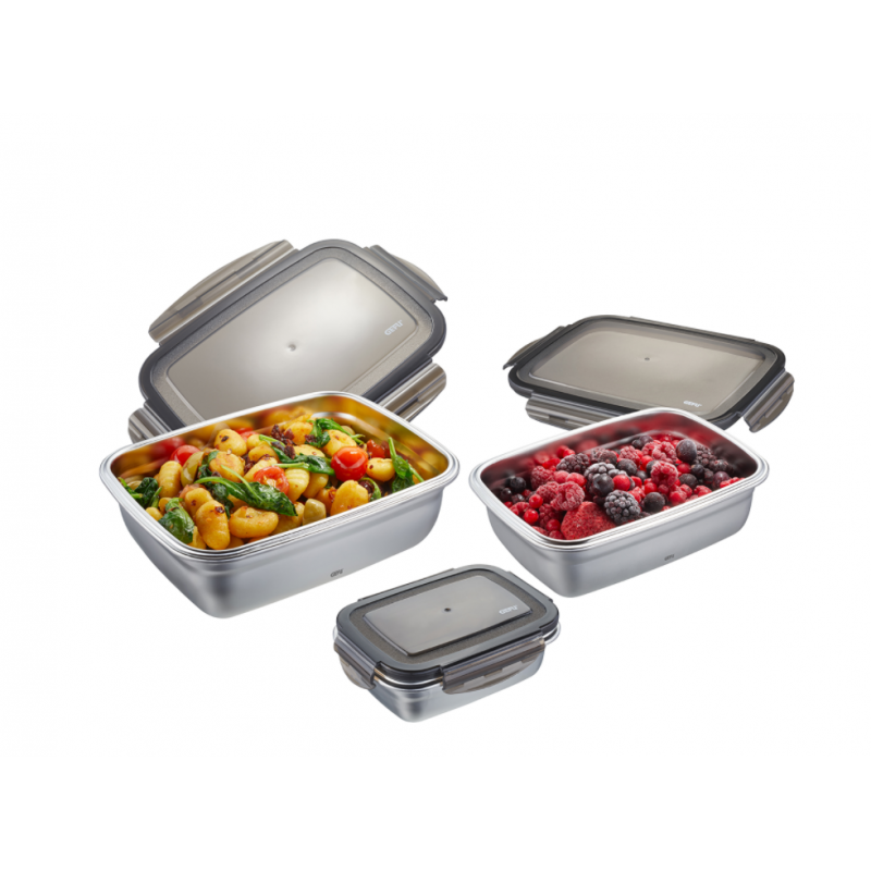 Boîte de conservation au frais PREPPO, 3 pièces Gefu - Mathon - 1