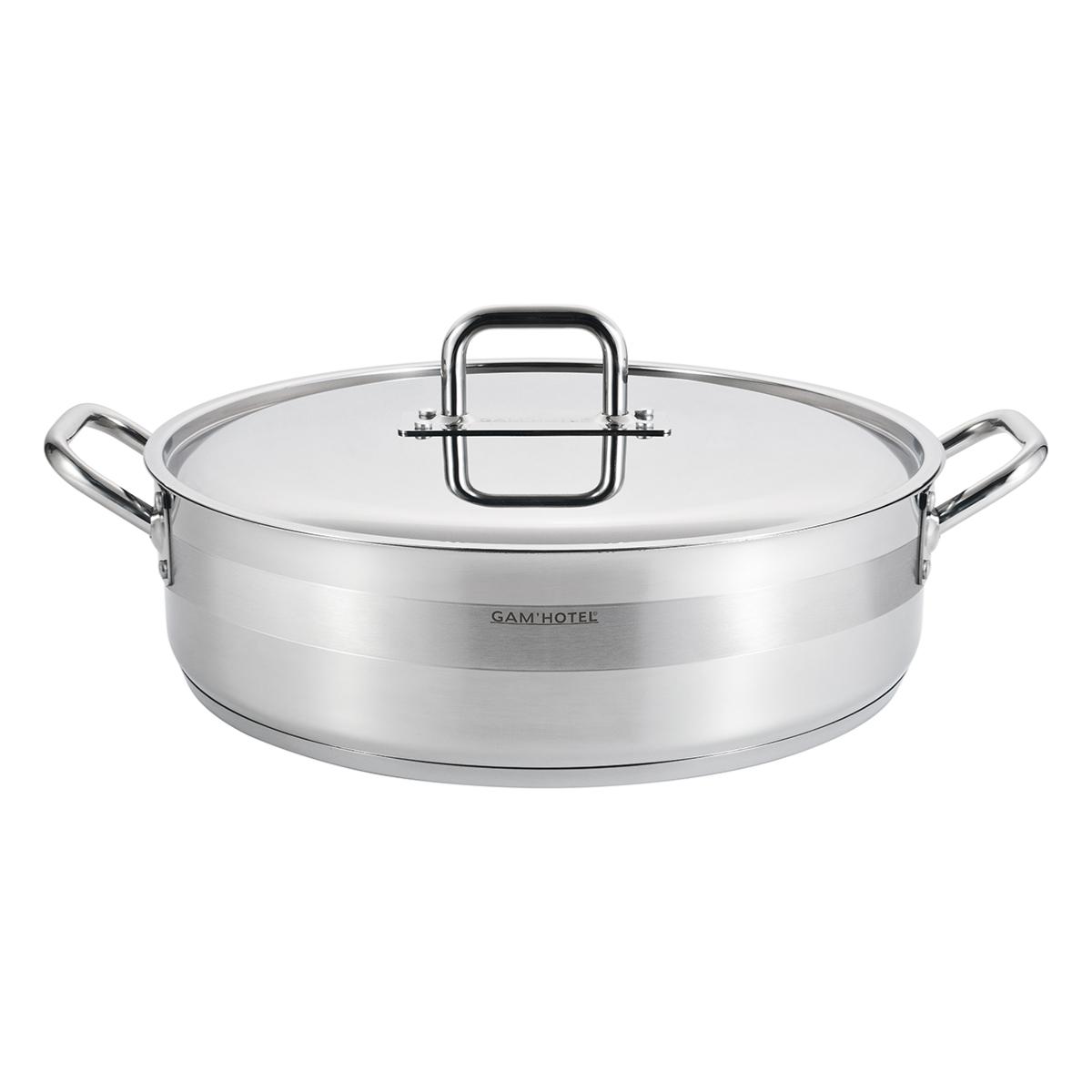 Sautoir inox 42x12cm induction Gam Hotel - Mathon - 1