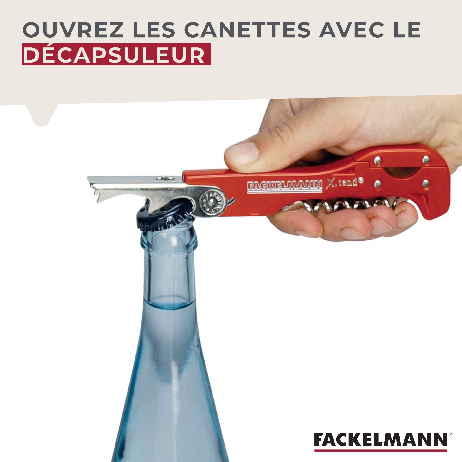 Tire-bouchon décapsuleur 13 cm  Bar Concept Fackelmann - Mathon - 5