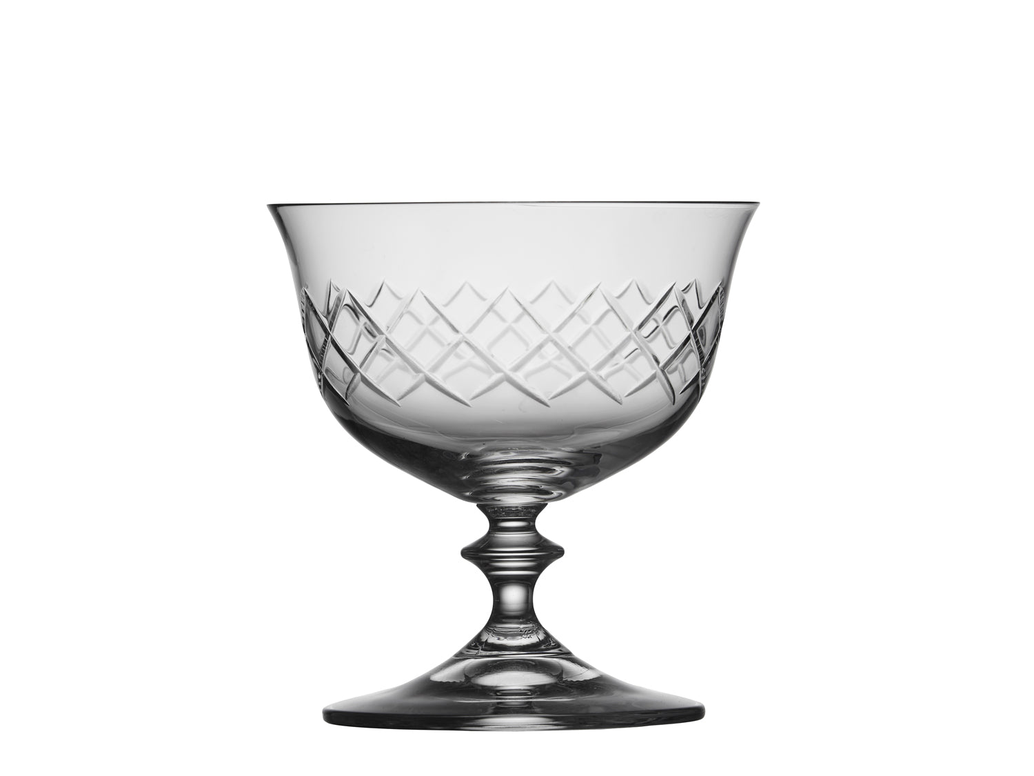 Coupe à champagne Eaton en  Transparent Lyngby Glas - Mathon - 2