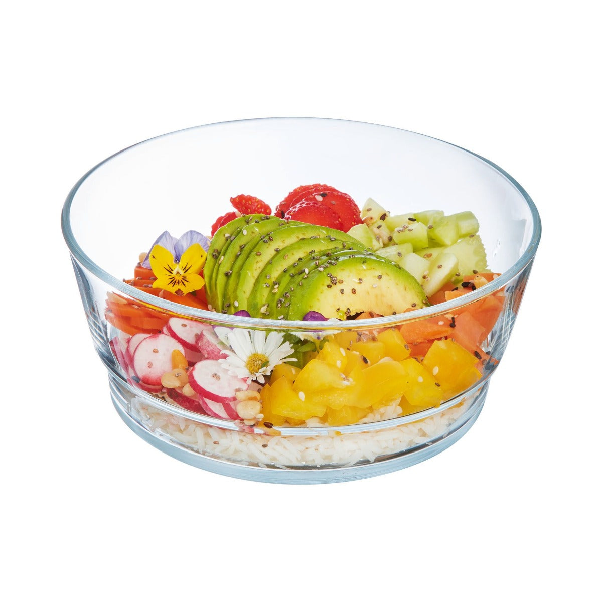 Boite de conservation 110 cl avec couvercle Eat & Joy Luminarc - Mathon - 4