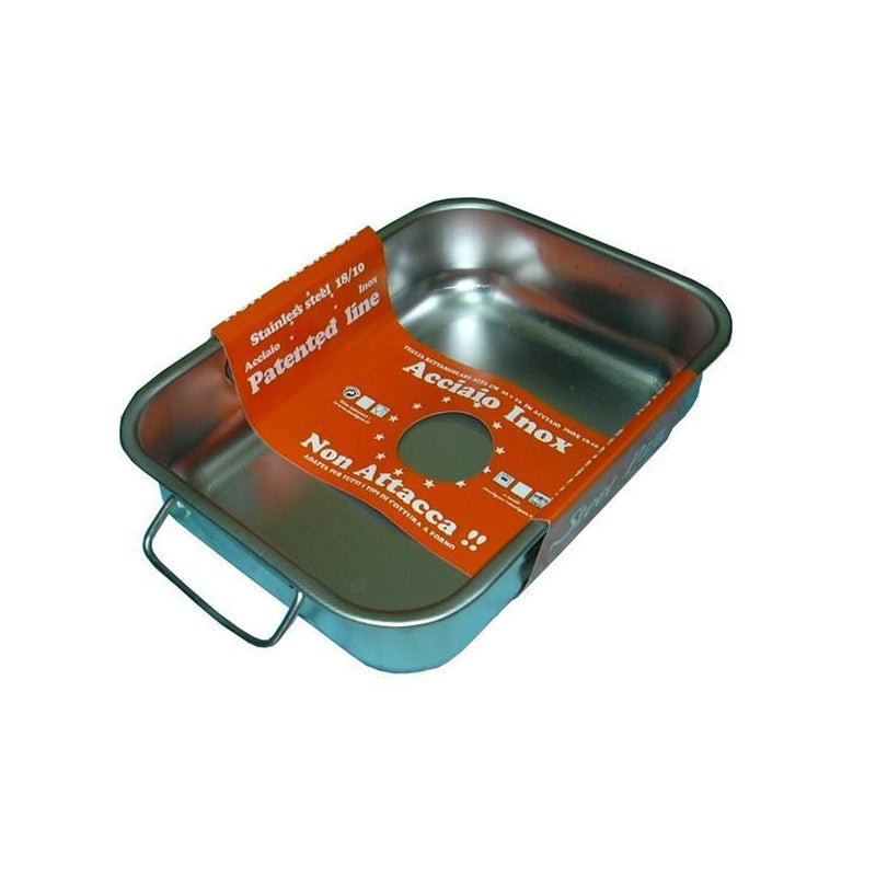 Plat à four rectangulaire en inox 30 x 22 cm Steel Pan - Mathon - 3