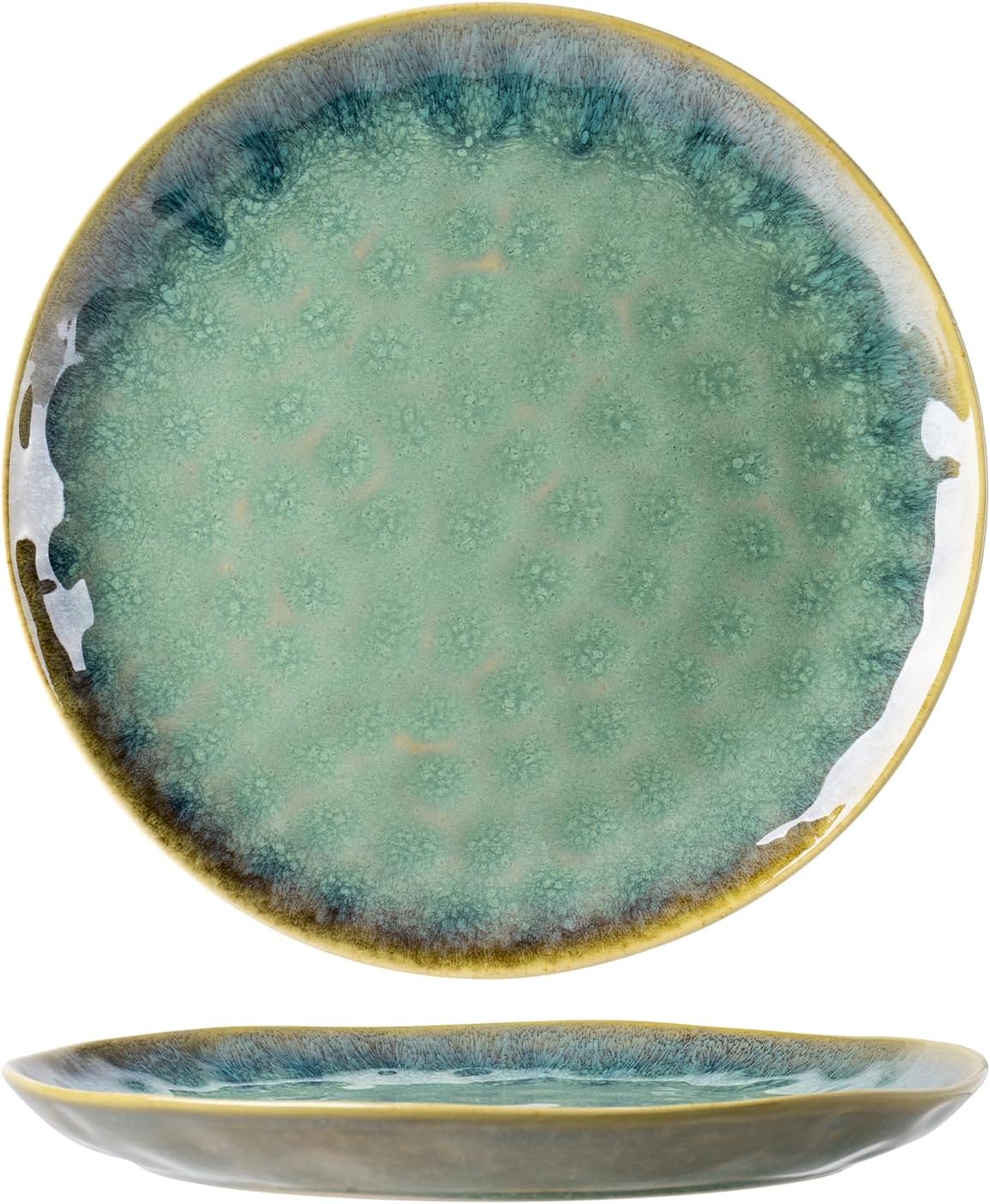 Assiettes creuses en porcelaine bleue – Set de 4 Vendos85 - Mathon