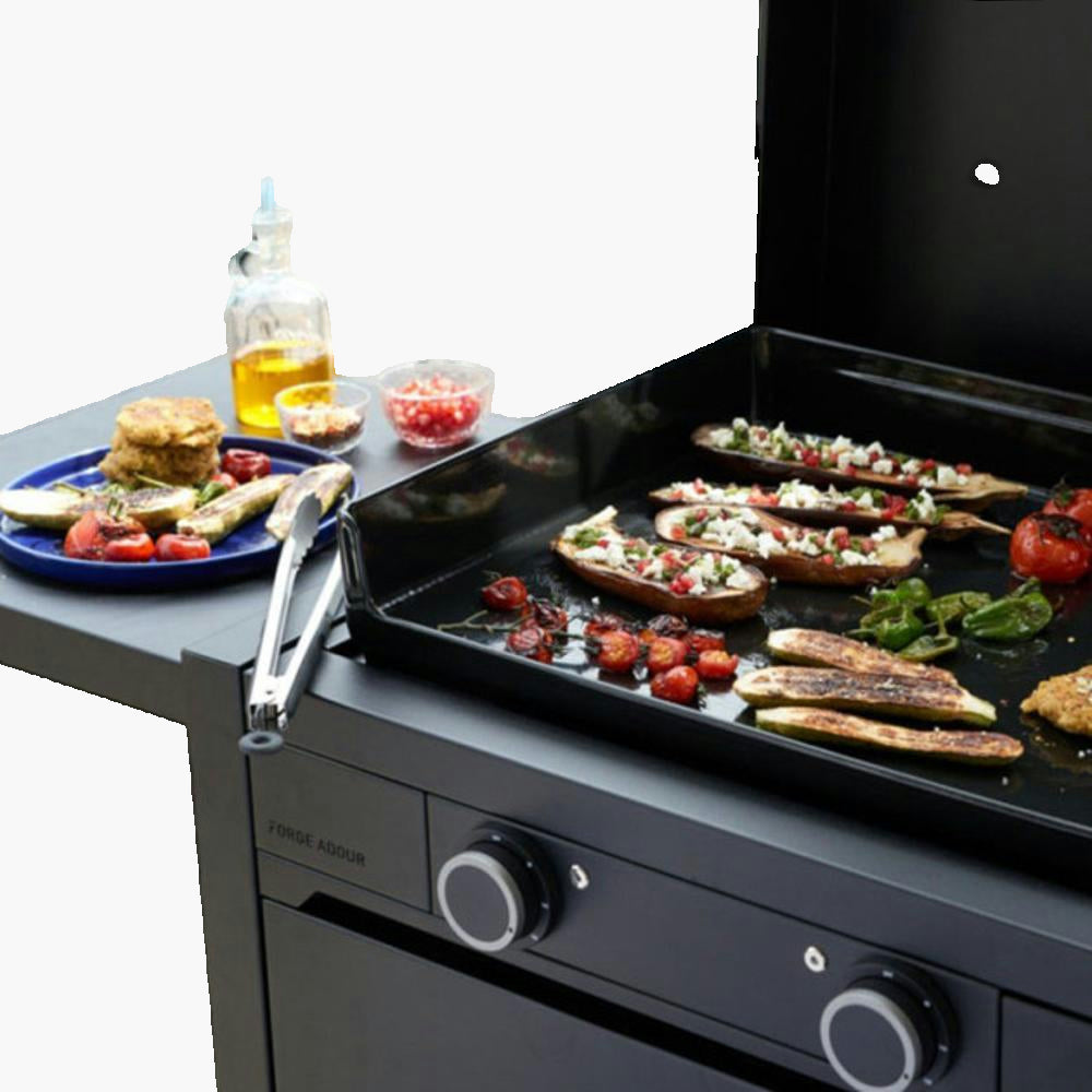 Plancha électrique fonte Forge Adour Modern 60 acier 2 feux 60 x 40 Forge Adour - Mathon - 2