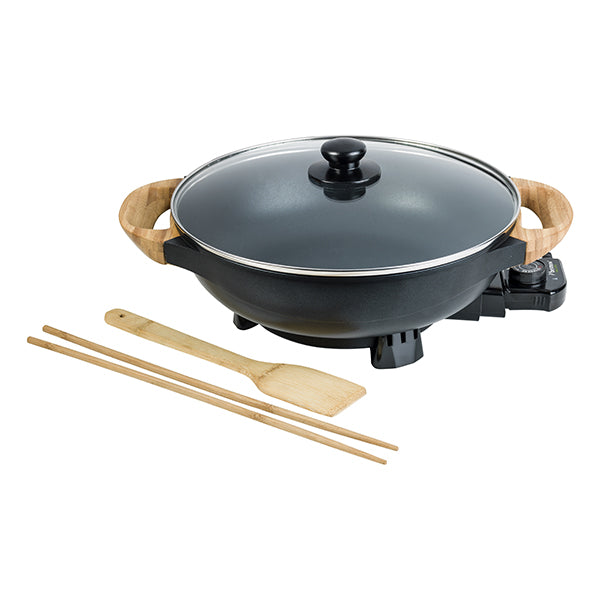 Wok électrique avec couvercle en verre 1500 W Bestron - Mathon - 1