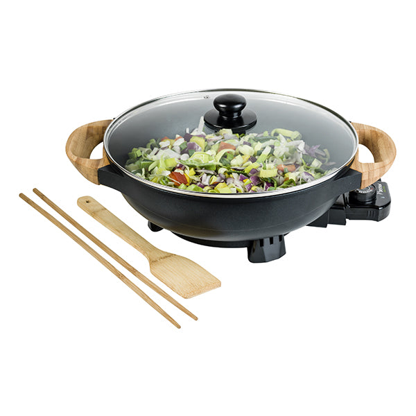 Wok électrique avec couvercle en verre 1500 W Bestron - Mathon - 5
