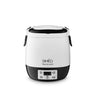 Lunch box électrique programmable 1,5 L 300 W blanc et noir Simeo - Mathon - 1