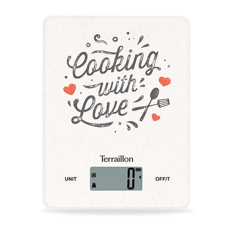 Balance de cuisine rechargeable 3 kg LCD Terraillon - Mathon - 1