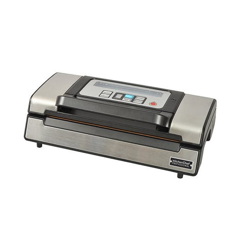 Appareil à emballer sous vide semi-pro soudure 28 cm VS5160 Kitchen Chef Professional - Mathon - 1