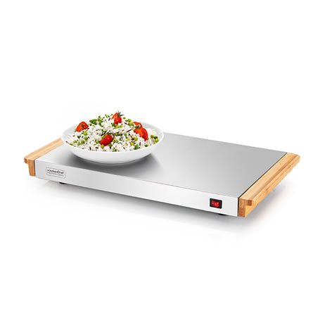 Chauffe plat électrique sans fil 40 cm 800 W KCPA2SD Kitchen Chef Professional - Mathon - 2