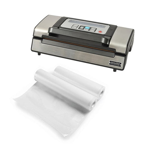 Lot appareil à emballer sous vide semi-pro VS5160 et 2 rouleaux de sachets à découper - Mathon - 1